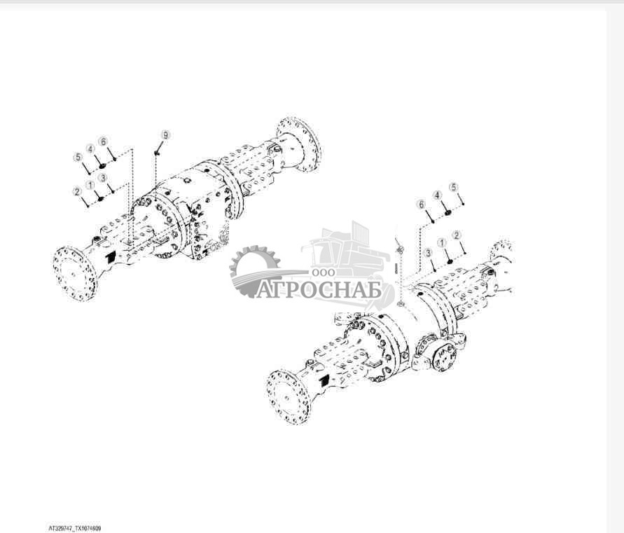 Комплектующие моста 